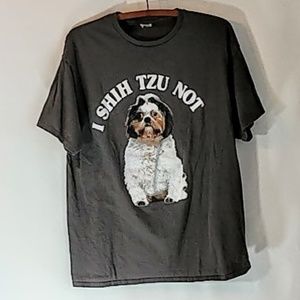 Delta Shirts - I Shih Tzu Not Funny Dog T Shirt sz L Delta Shirts - I Shih Tzu Not Funny Dog T Shirt sz L